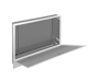 Шкаф коллекторный Wester ШРВ-4 (850х120-180х648-711) для отопления, водоснабжения, теплого пола от магазина Комплектация инженерных систем ООО "Реалмэйд"