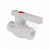 Кран PP-R шаровой белый внутренняя пайка Дн 20 OPTIMA VALFEX  для инженерных систем отопления, водоснабжения- продажа оптом и в розницу