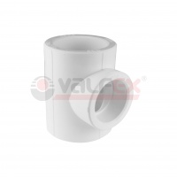 Тройник PP-R белый VALFEX для инженерных систем отопления, водоснабжения- продажа оптом и в розницу